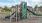 outdoor playground with slides and climbing equipment